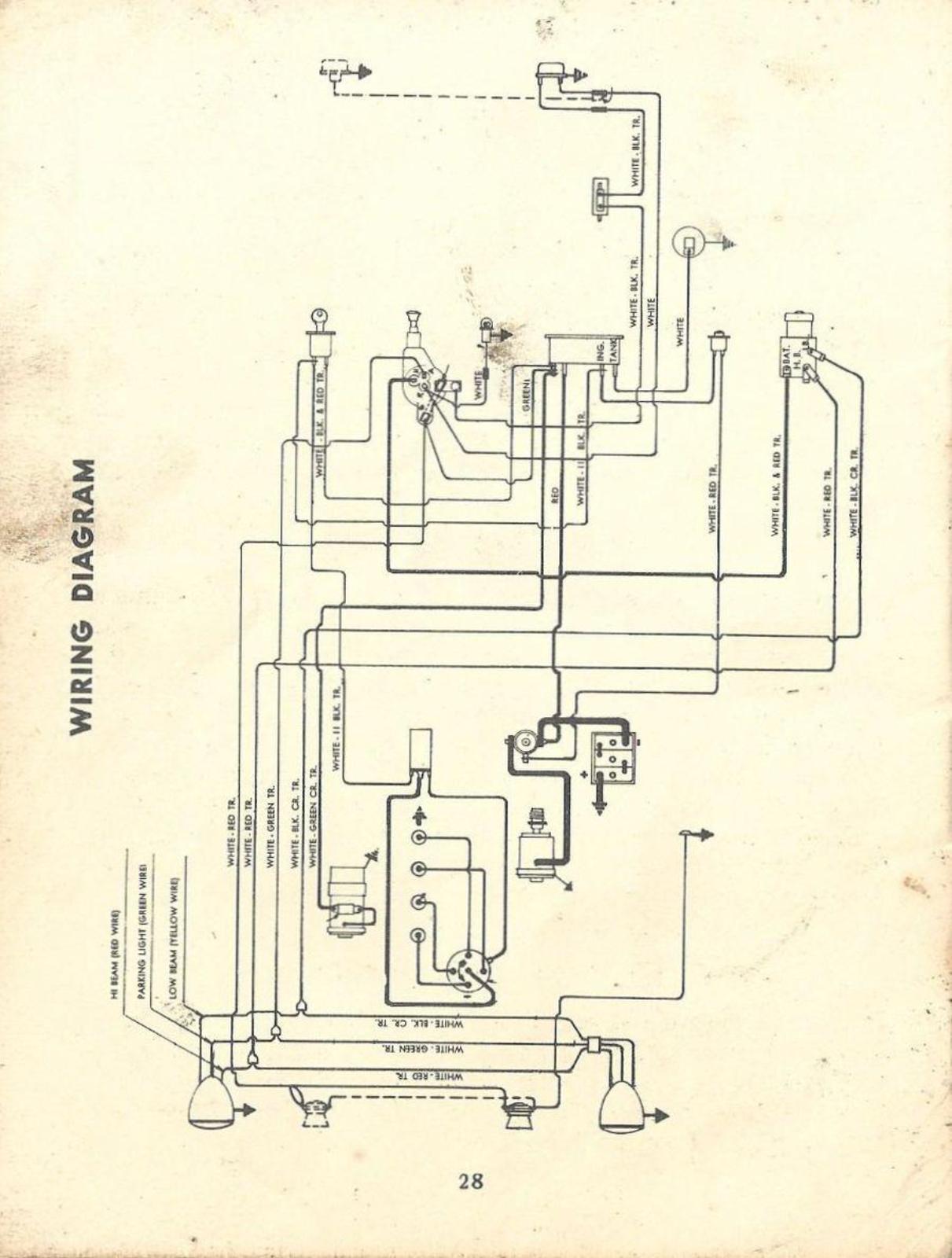 Wiring Diagram PDF: 1947 Chrysler Wiring Diagram